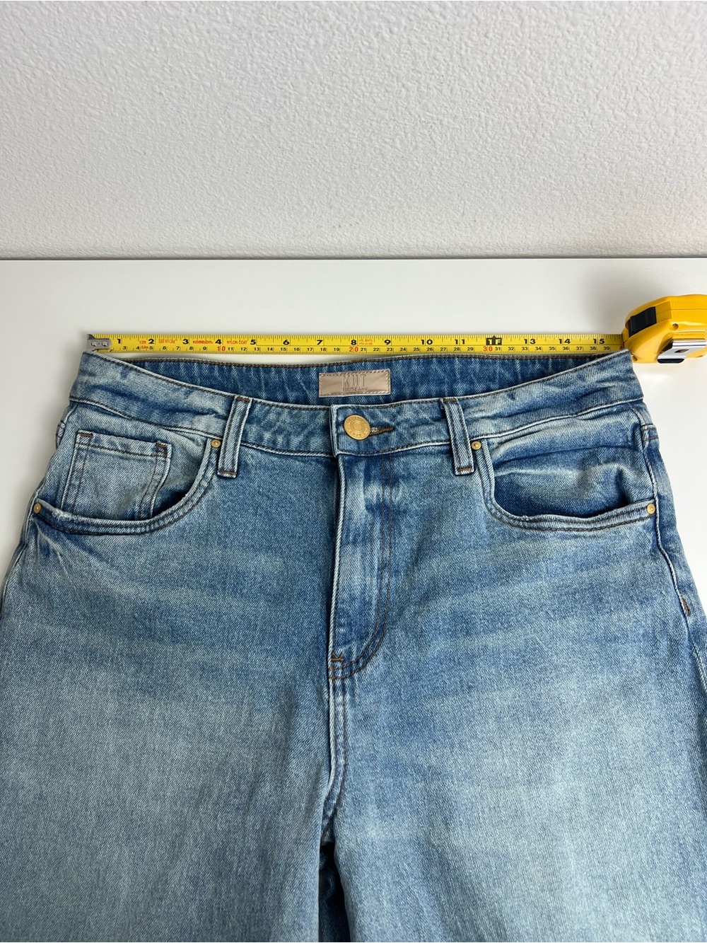 KUT From The Kloth Ashton Barrel Leg Jeans Sz 6 Light Wash High Rise Streetwear - Picture 3 of 10
